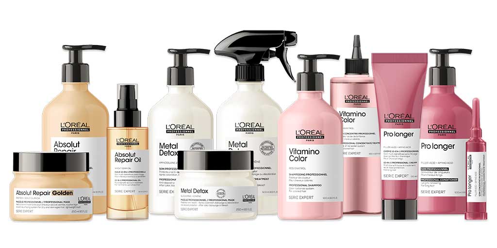 Various Loreal Professional Haircare products